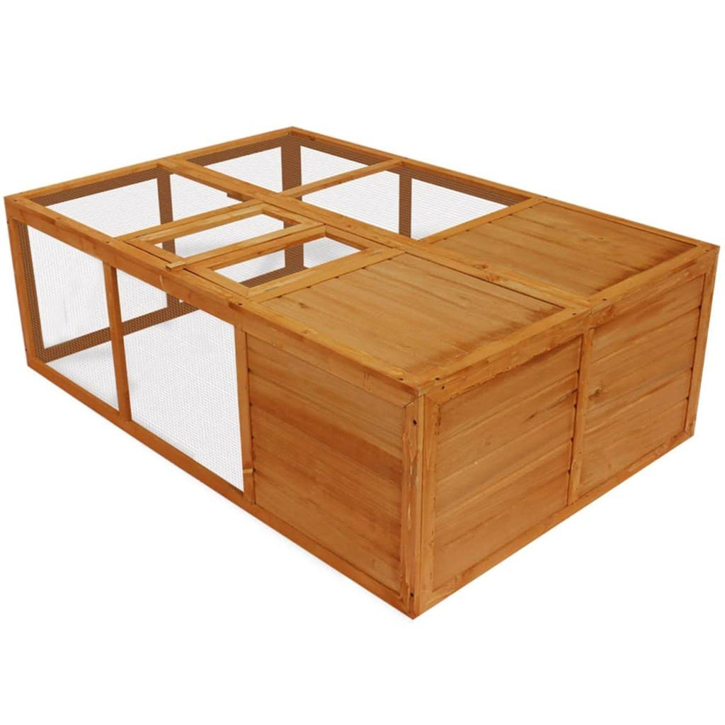 Foldable Wooden Animal Cage F65845