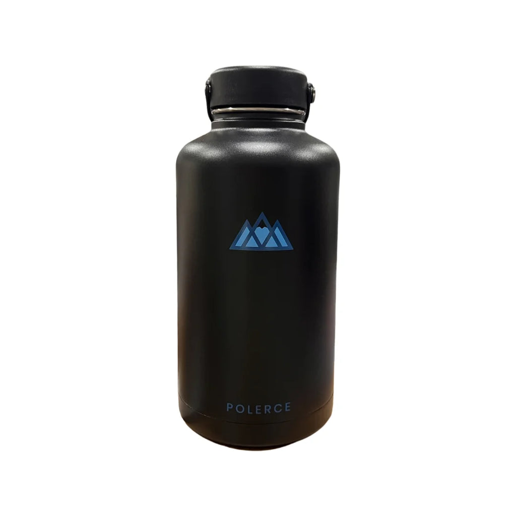 Black Stainless Steel Double Wall Insulated Bottle with Flex Cap 64 fl oz L7578