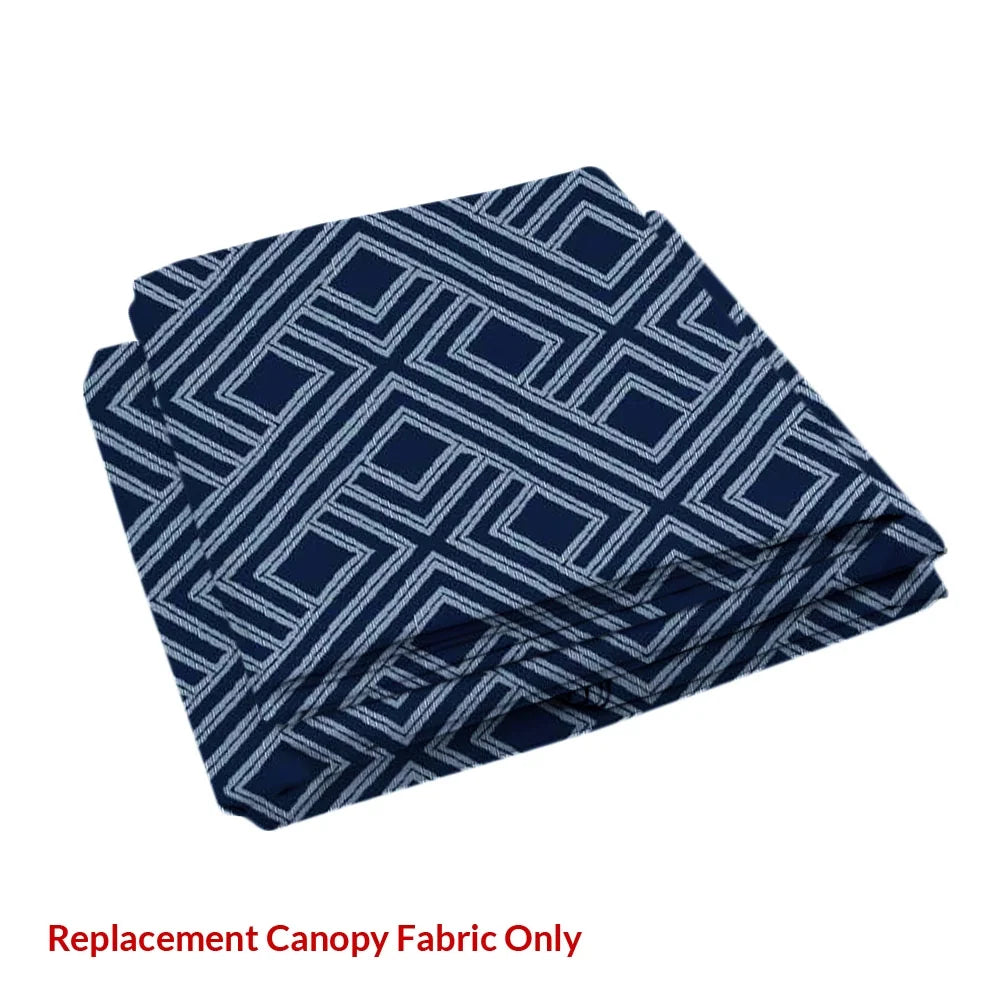 Midnight Trellis Replacement Canopy Top Cover for Steel Finial Gazebo V797374