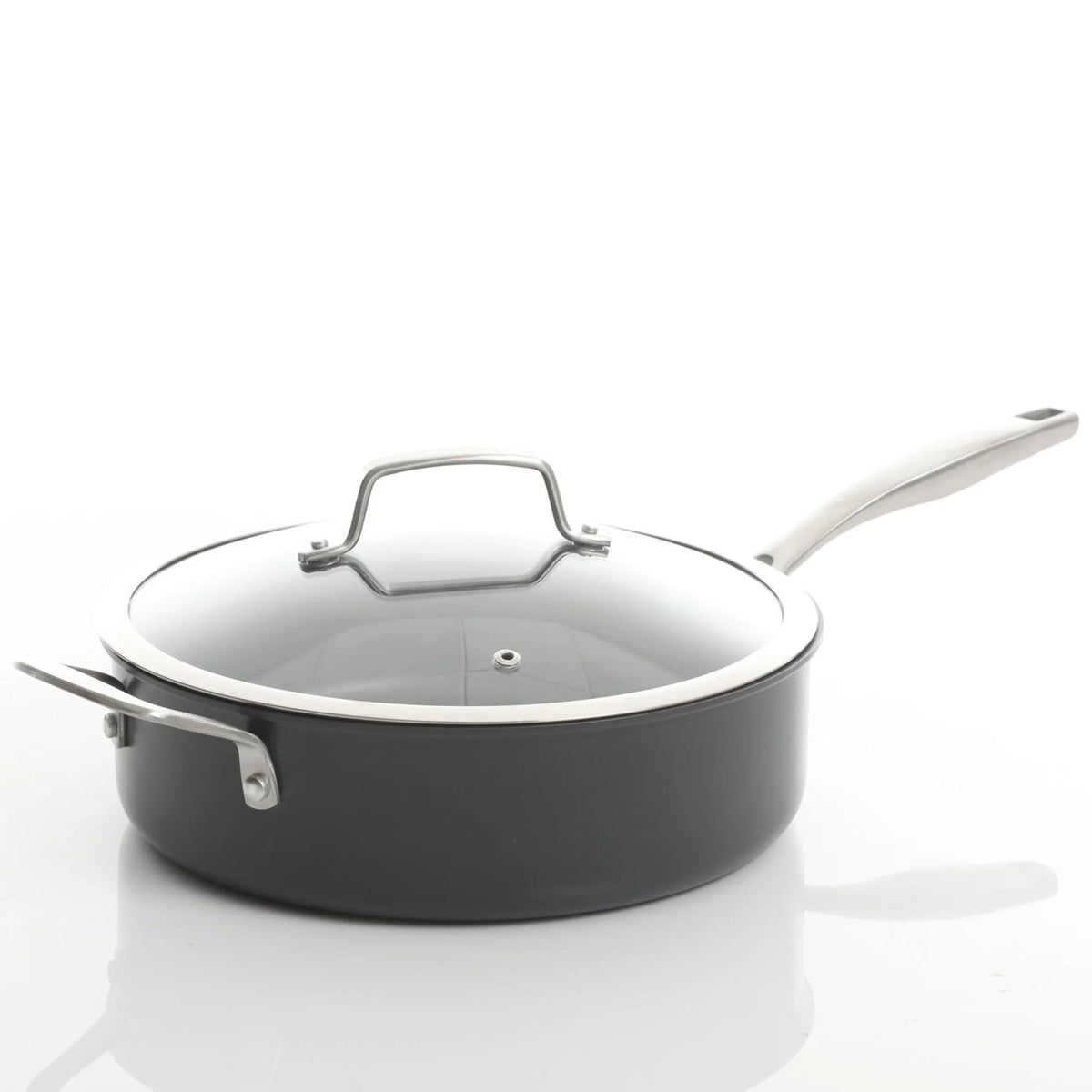 10-Piece Hard Anodized Cookware Pots and Pans Set C18519