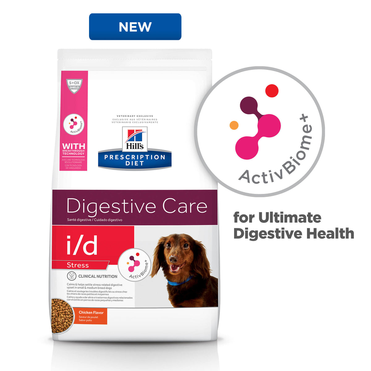 Therapeutic Digestive Care Dog Food, Chicken Flavor - 14.33 lb J96463