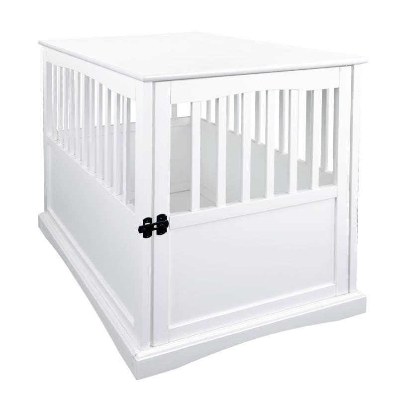 Walnut Pet Crate End Table J267434