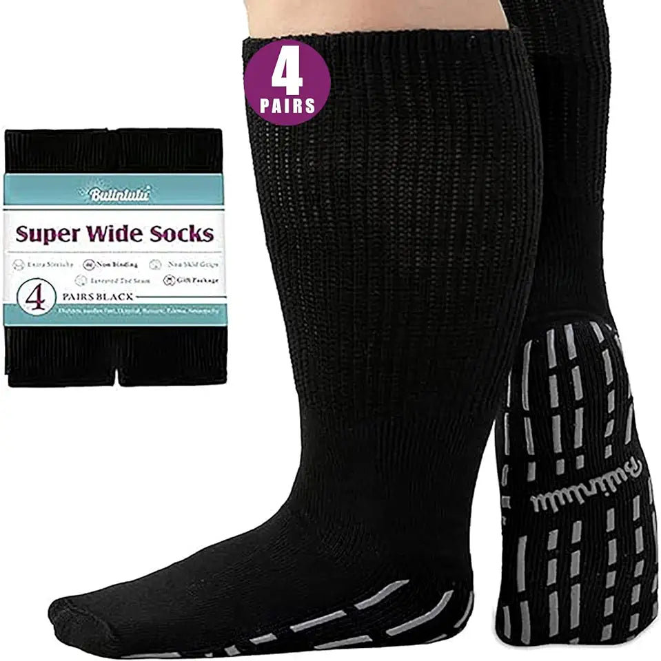 Extra Width Socks 4 Pairs J259