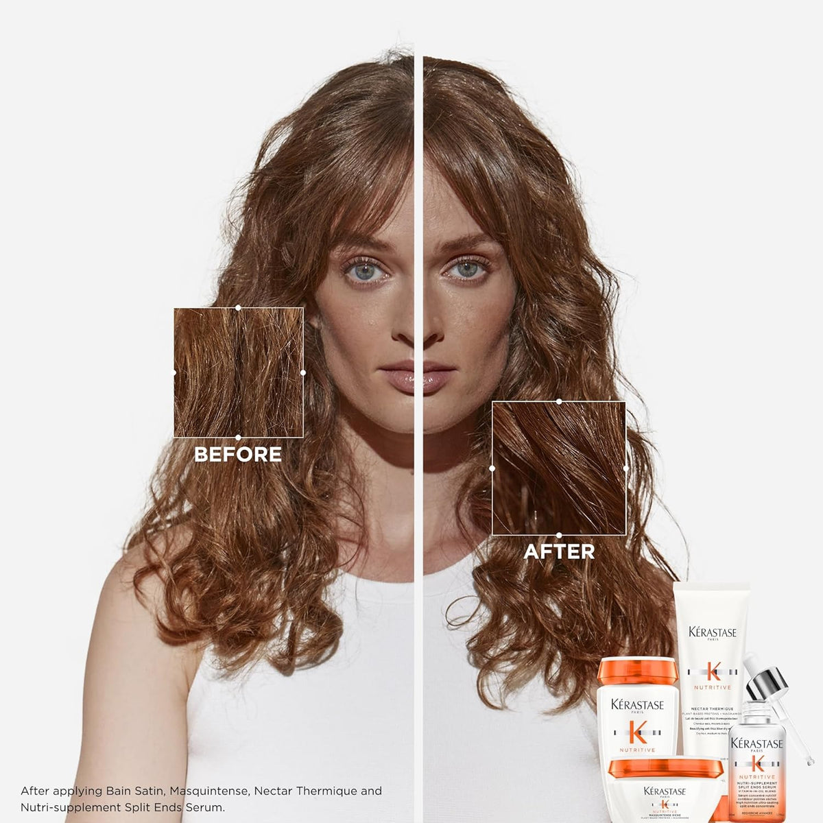 1.7 Fl Oz Split Ends Serum for Dry Hair A572