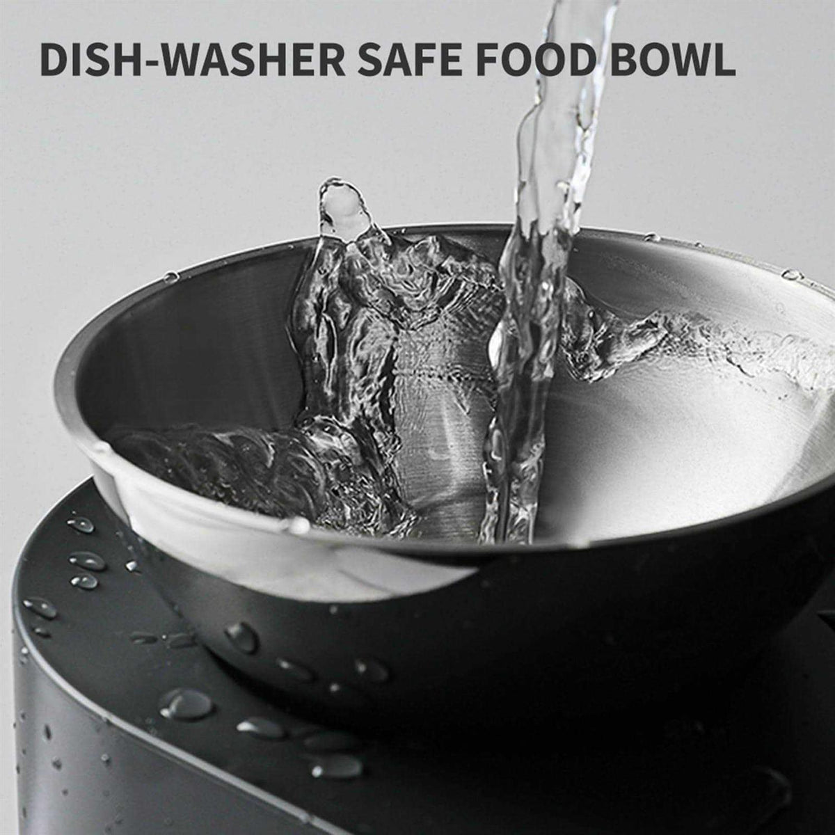 Raised Stainless Steel Dog Cat Food and Water Bowl L759486