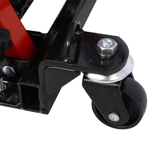 Hydraulic Motorcycle Lift Jack 1500 LBS Capacity with 4 Wheels E689