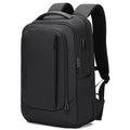 Black Expandable Water Resistant Computer Backpack 15.6 Inch E7131