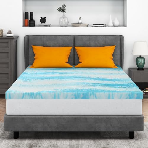3 Inch Gel Memory Foam Queen Mattress Topper C83957