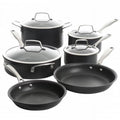 10-Piece Hard Anodized Cookware Pots and Pans Set C18519