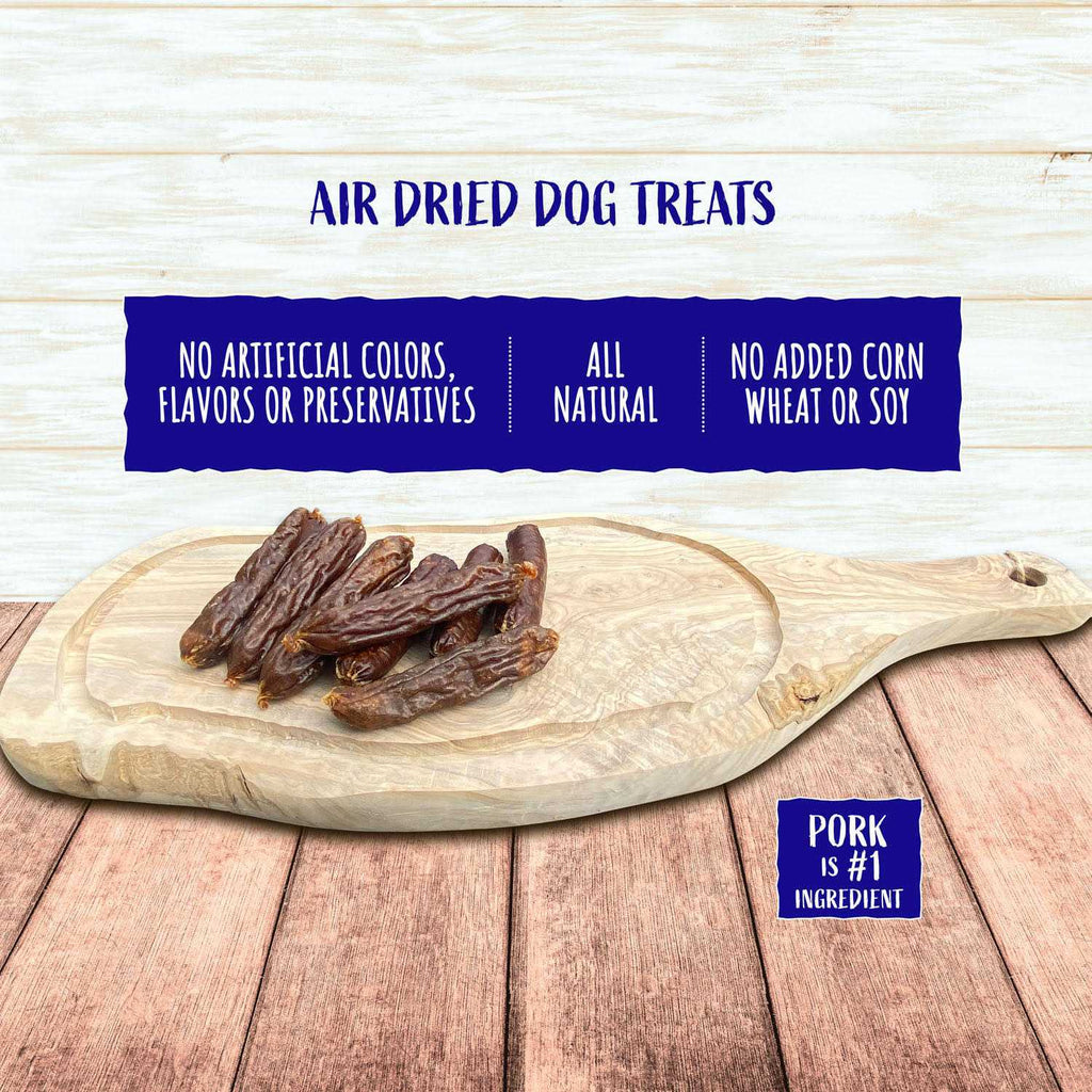 Air Dried Pork and Apple Sausage Dog Treats A2218