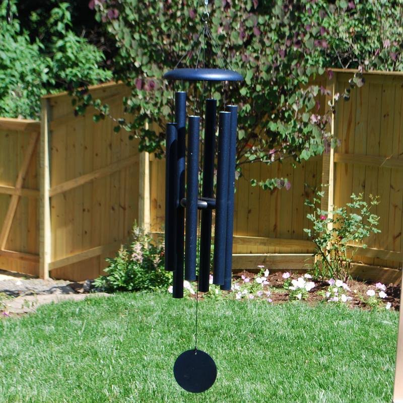 Black 50 Inch Wind Chime T635819