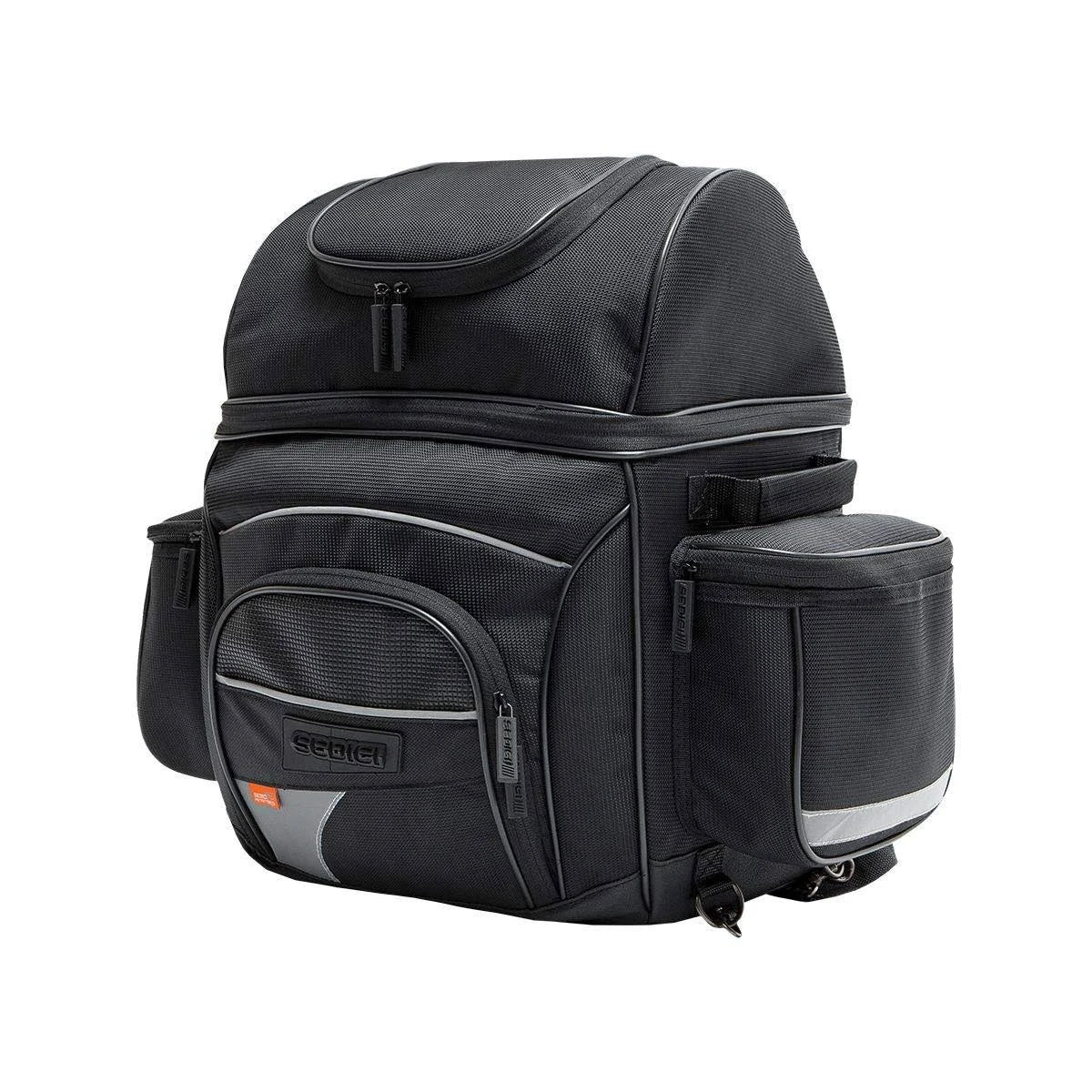 Black Motorcycle Sissy Bar Bag O9870
