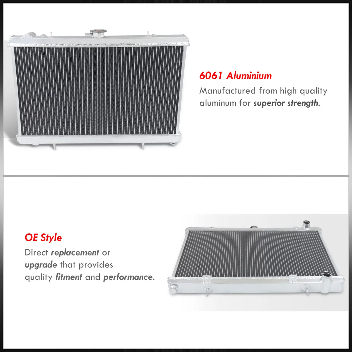 2 Row Aluminum Radiator U34867