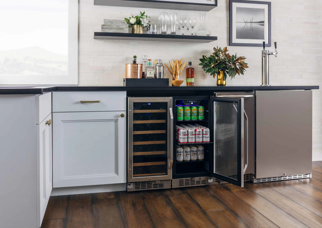 24 Wide 142 Can Built-In Beverage Cooler Stainless Steel S6815
