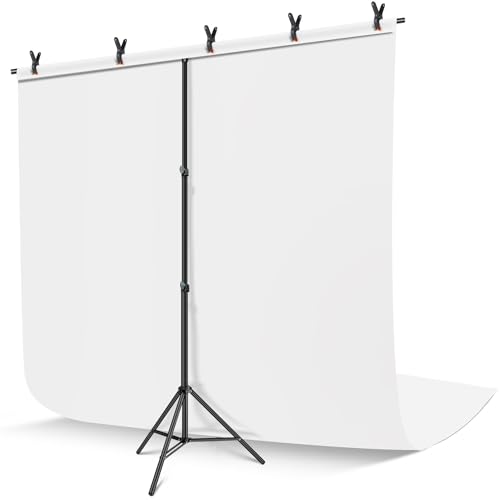 Green Screen Backdrop Kit 6.3 x 6.5 ft with Carrying Case and 5 Clips B129651