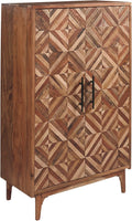 Brown 2-Door Accent Cabinet Q331