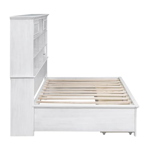 Twin Size Upholstered Daybed with Trundle, Black B78850