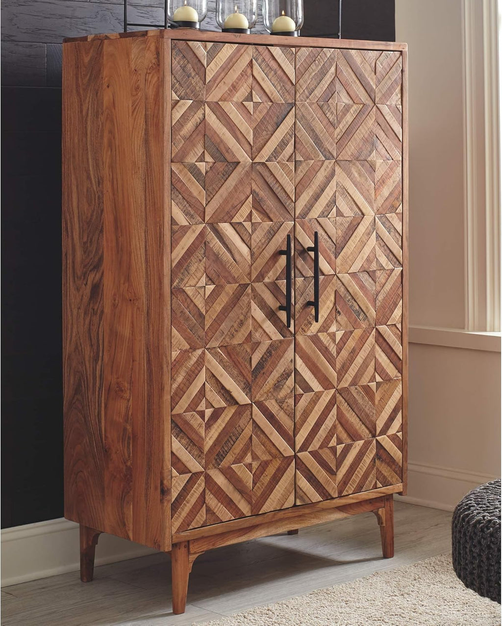 Brown 2-Door Accent Cabinet Q331