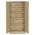 Steel Storage Cabinet, Recessed Handle, Tan, Unassembled Z1775