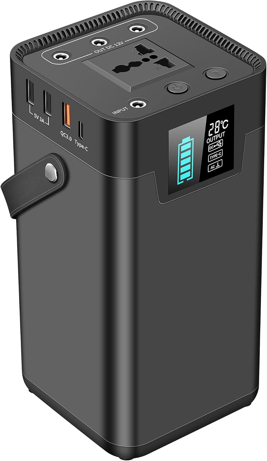Portable Power Station 250W 62400mAh Battery With 110V AC Outlet T38779
