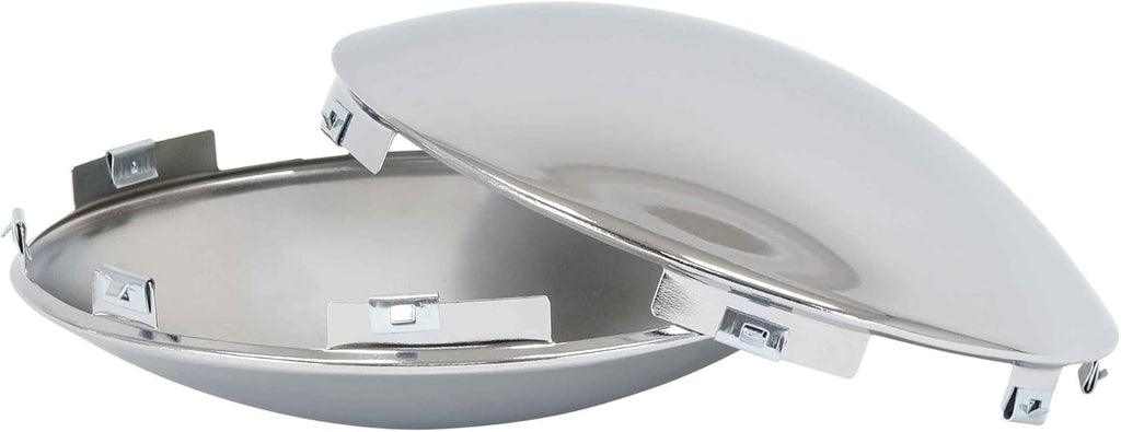 Steel Chrome Hub Caps and Lug Nut Covers D2449