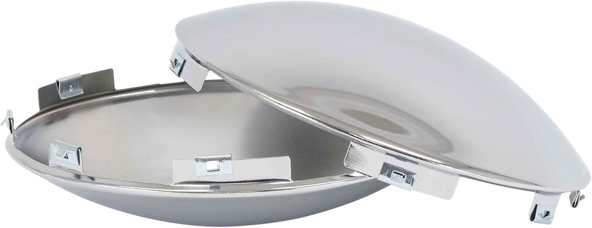 Steel Chrome Hub Caps and Lug Nut Covers D2449