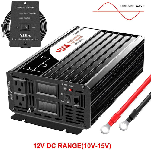 1500W Pure Sine Wave DC 12V to AC 120V Inverter N330