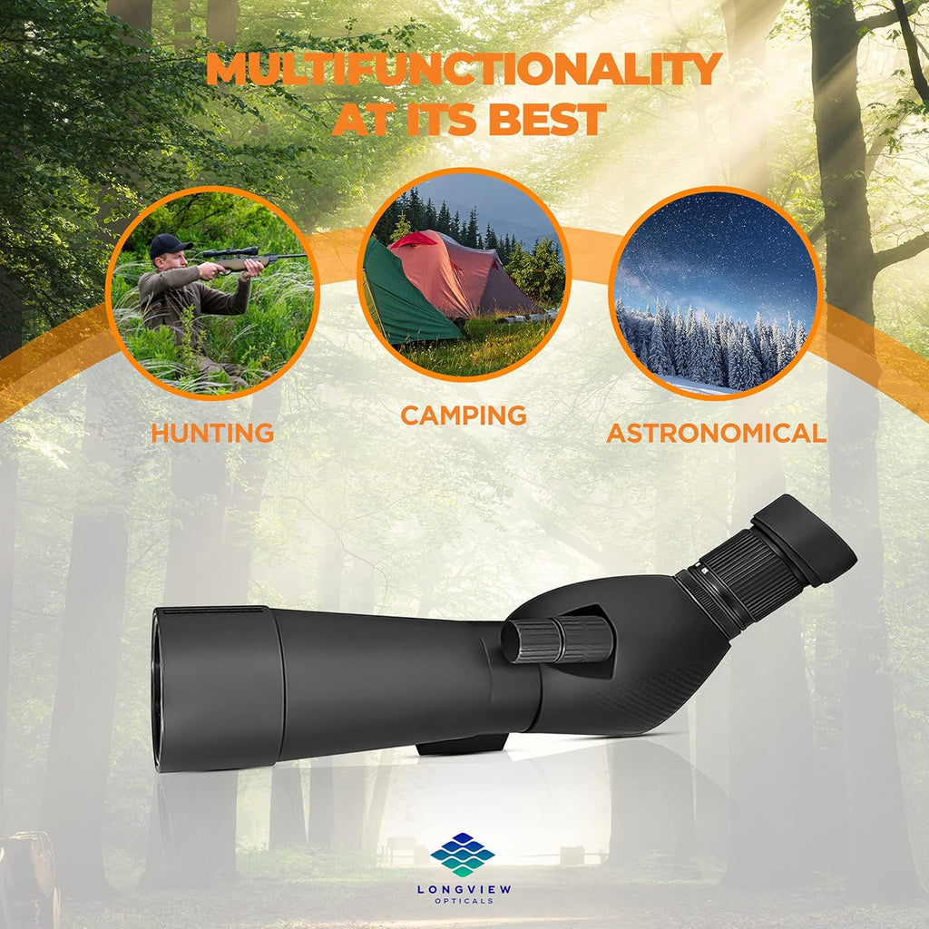 25-75x75 High Definition Spotting Scope with Tripod and Adapter I8229