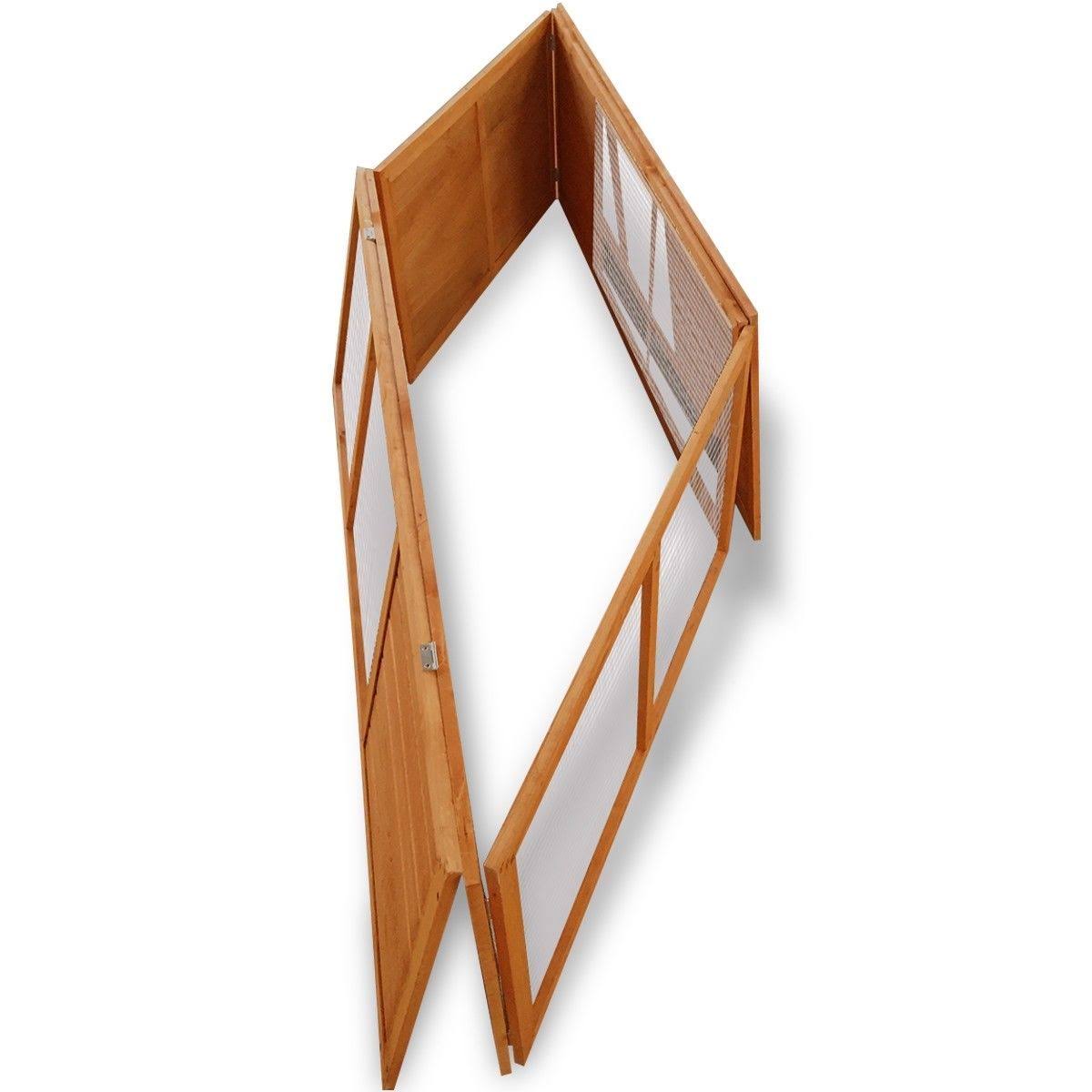 Foldable Wooden Animal Cage F65845