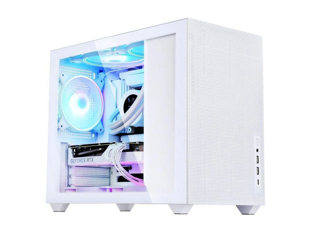 Mini Micro ATX Tower Computer Case with Tempered Glass Side A733475