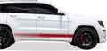 Racing Side Stripes Decal Sticker Graphic Pack of 2 R7803