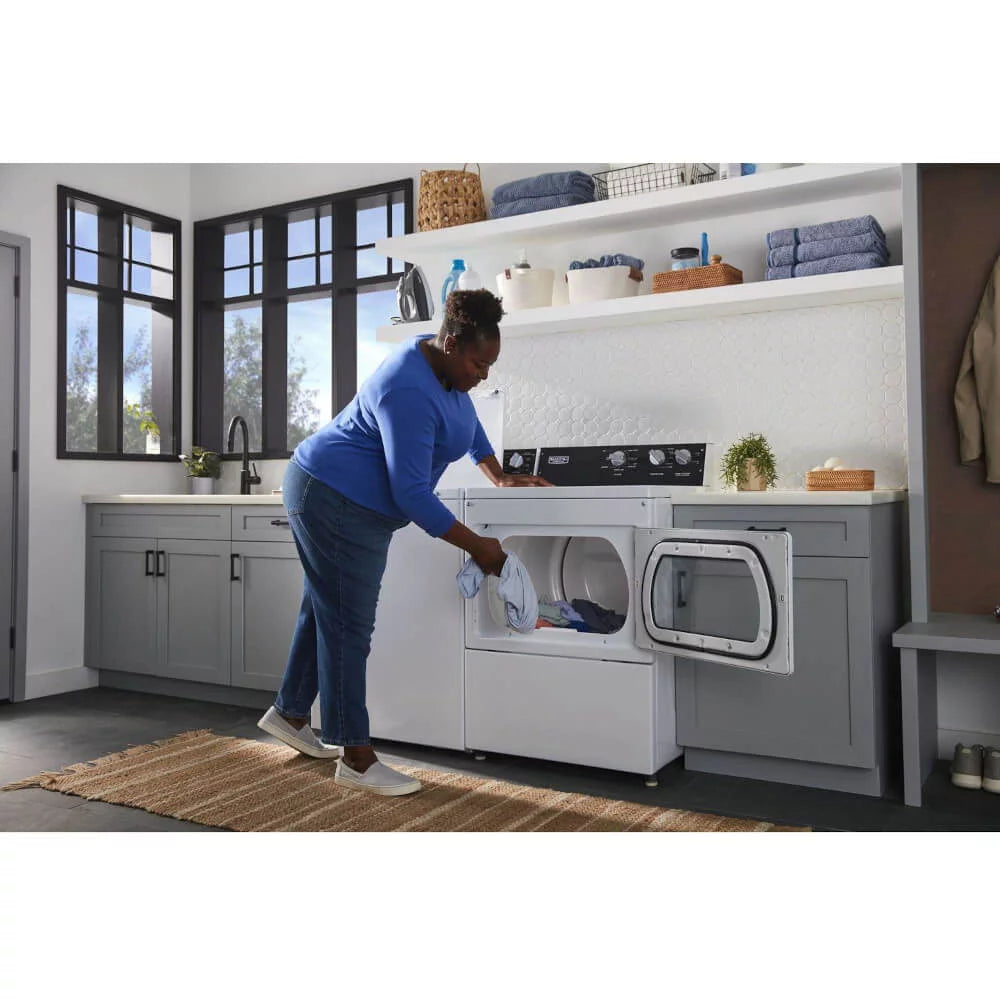 White 7.4 Cu. Ft. Front Load Electric Dryer D333620