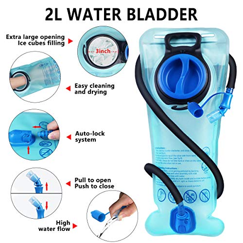 Thermal Insulated Hydration Backpack with 2L BPA Free Water Bladder L47924