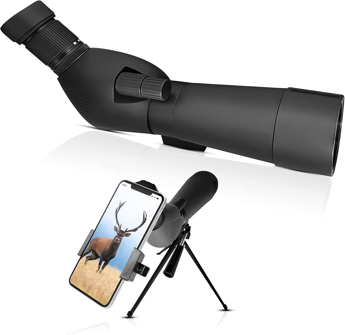 25-75x75 High Definition Spotting Scope with Tripod and Adapter I8229