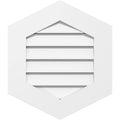 Vertical Peaked Surface Mount PVC Gable Vent A51545