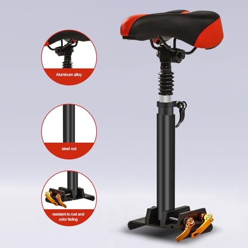 Foldable Adjustable Scooter Seat with Foam Cushion Z70930