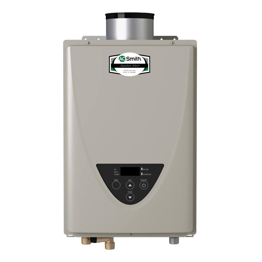 8-GPM 190000-BTU Indoor Natural Gas/Liquid Propane Tankless Water Heater T864