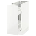 White Base Cabinet with Pull-Out Storage Z3433
