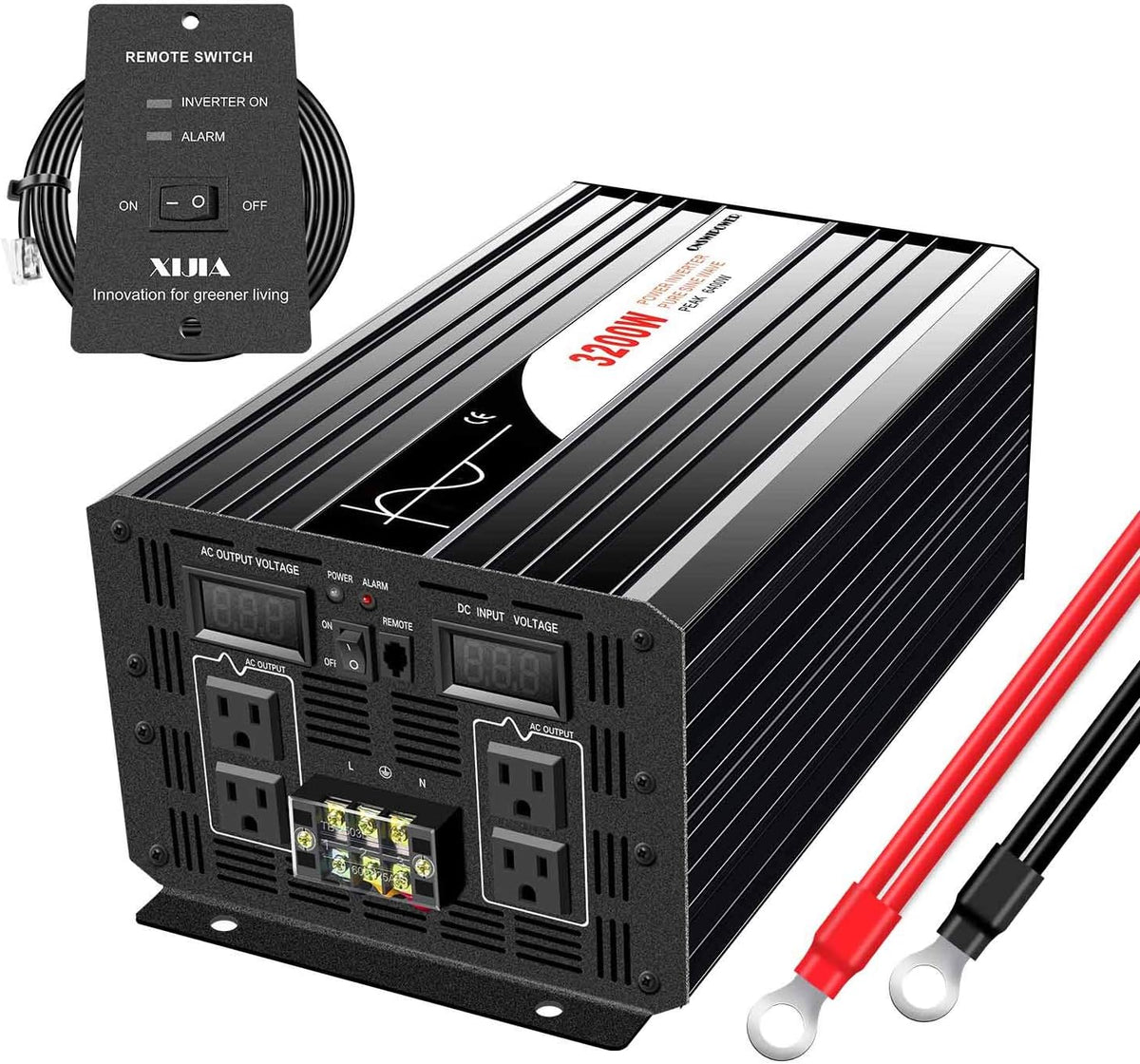 1500W Pure Sine Wave DC 12V to AC 120V Inverter N330