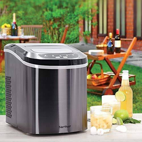 Stainless Steel Portable Countertop Ice Maker R8316