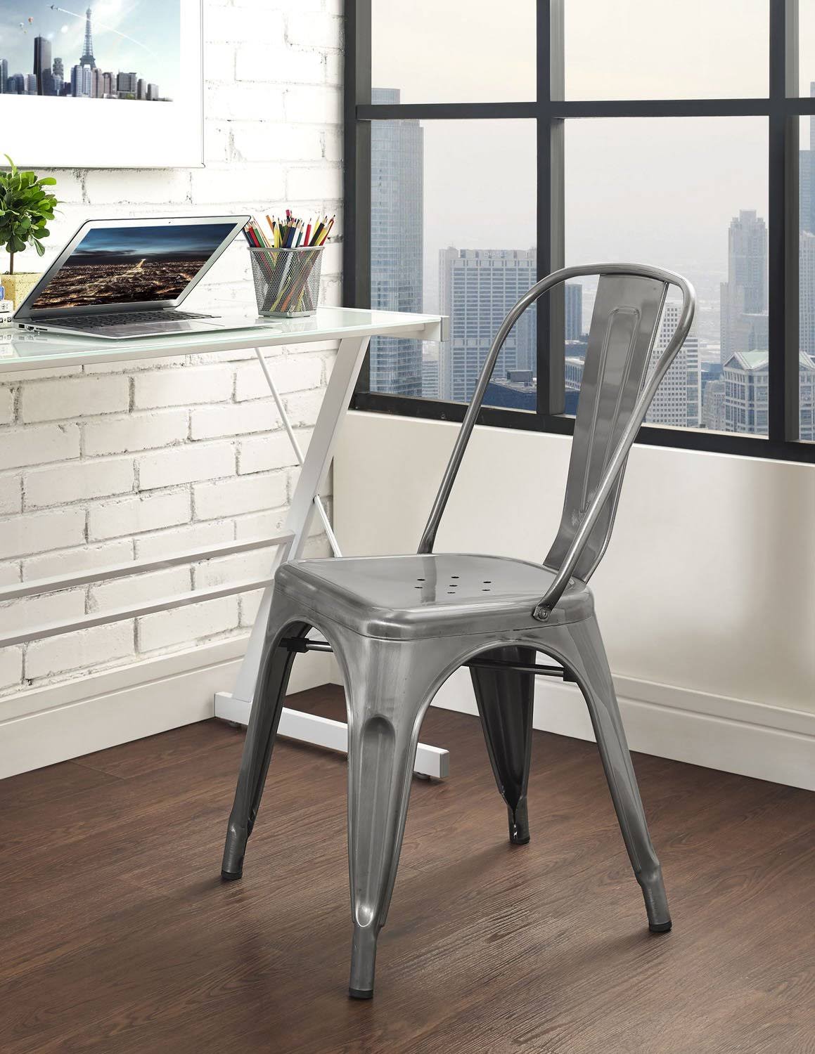 Metal Caf Chair N71959