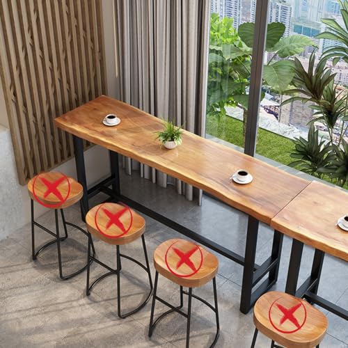 Solid Wood Rectangular Bar Counter Table 160cm long O78922