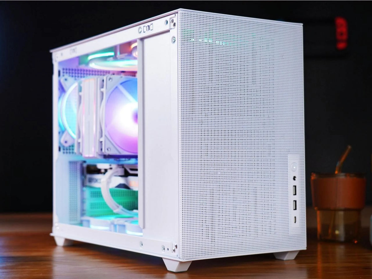 Mini Micro ATX Tower Computer Case with Tempered Glass Side A733475
