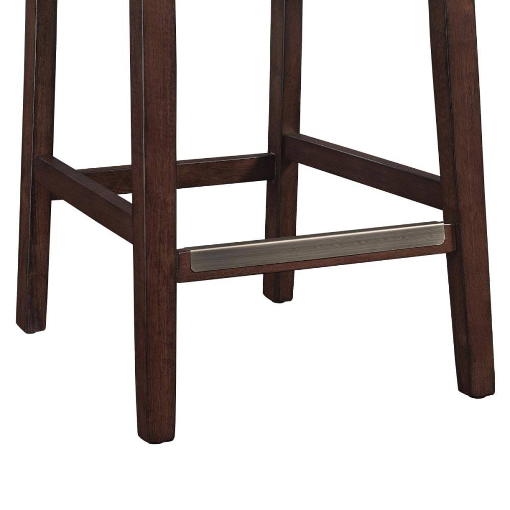 Navy Bonded Leather Counter Stool T676