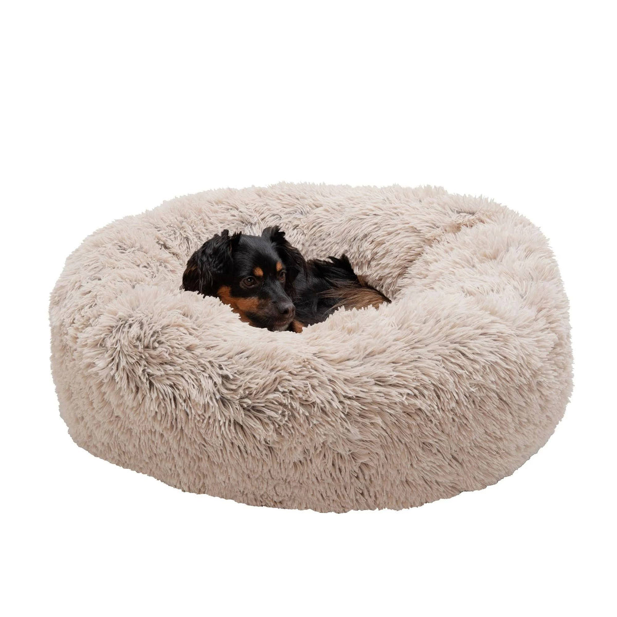 Long Fur Donut Dog Bed Y939078
