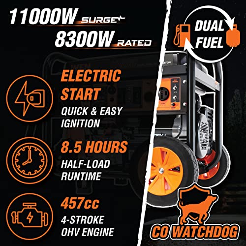 14,500-Watt 120V/240V Tri-Fuel Generator with Electric Start C734272