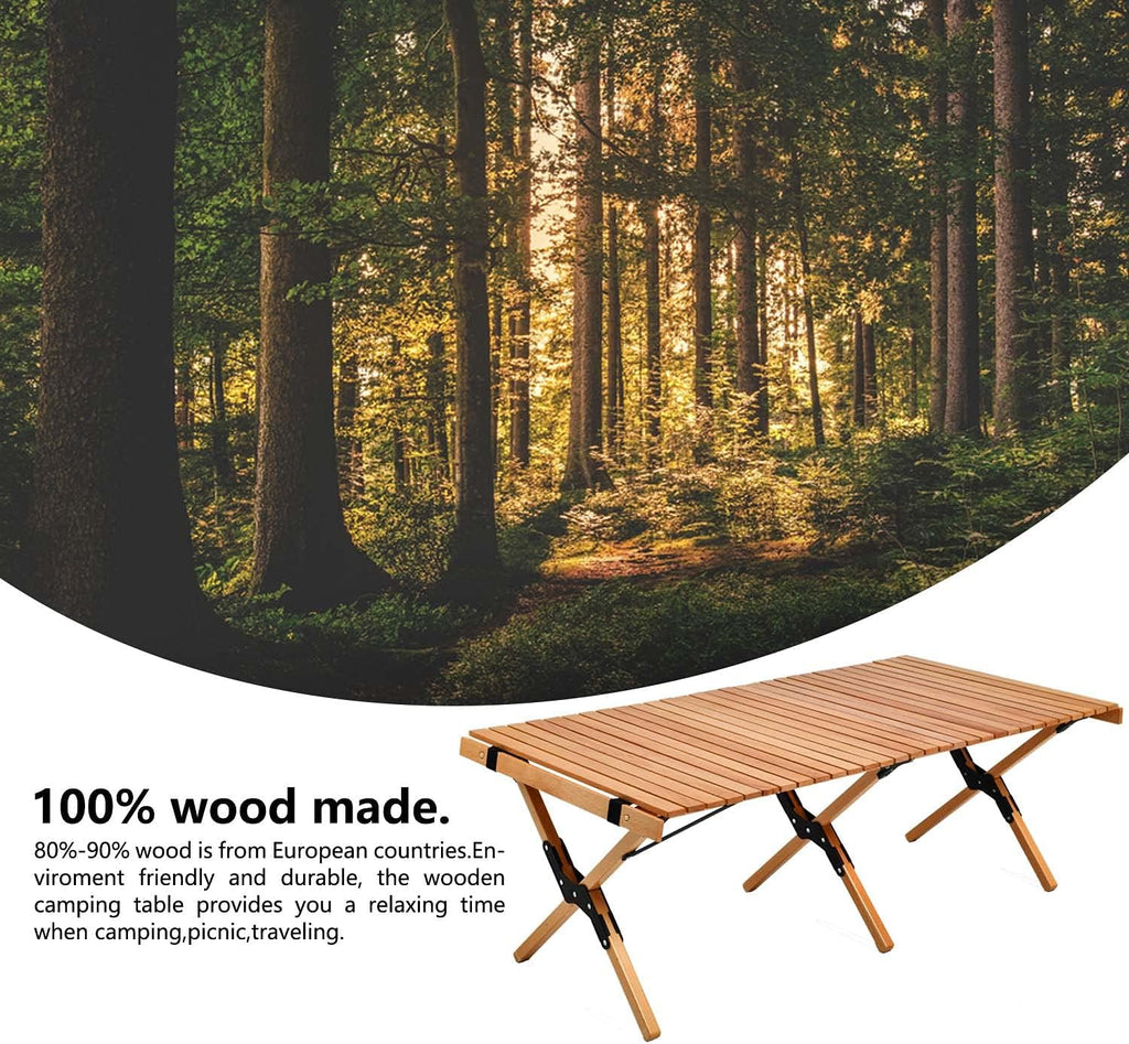4ft Folding Portable Camping Table with Carry Bag A659