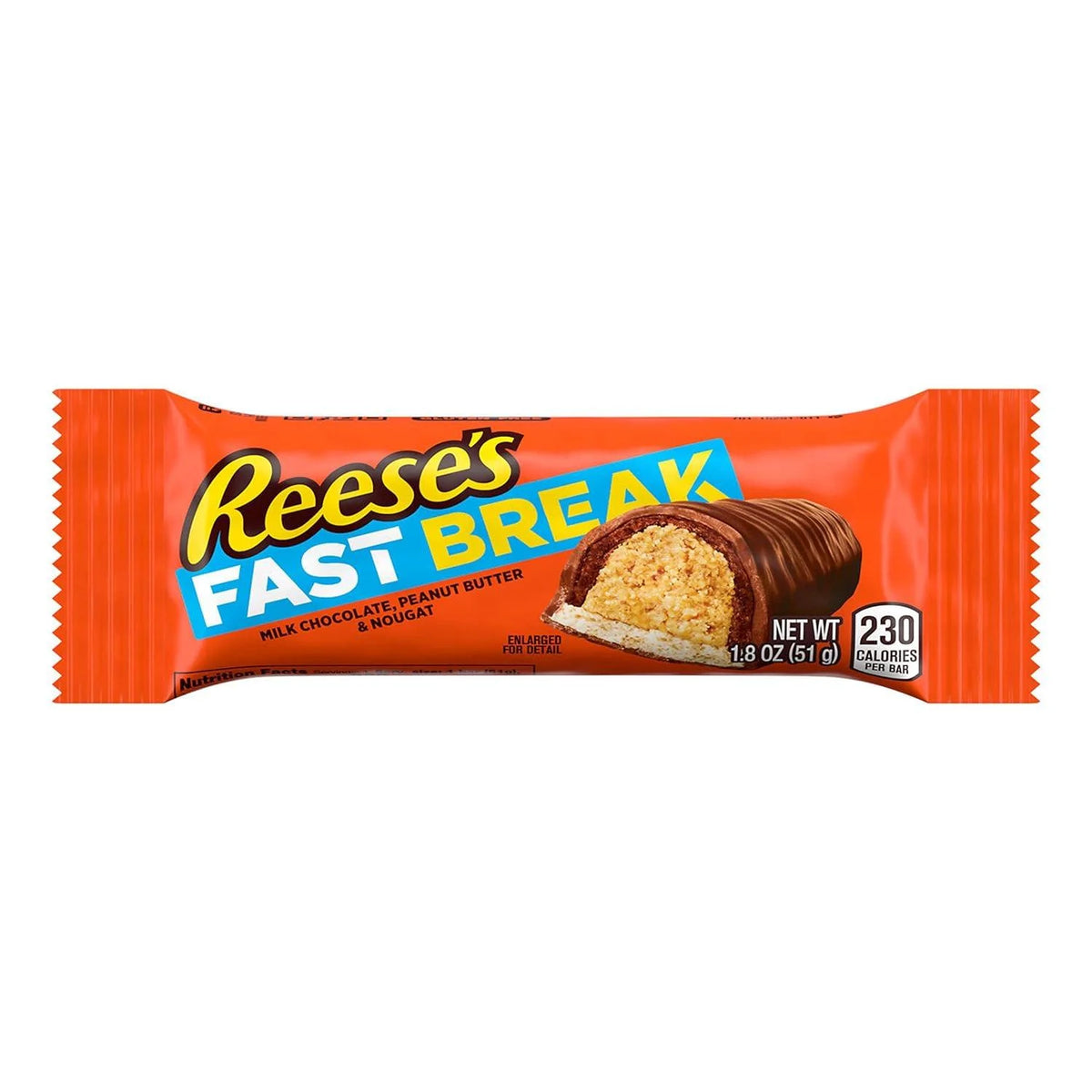 6 pack 1.8 oz Peanut Butter Nougat Candy Bars P164