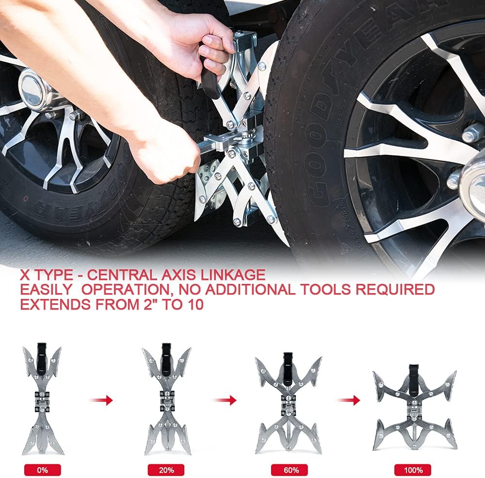 Wheel Stabilizer with Anti-Theft Combination Lock, Pair W643