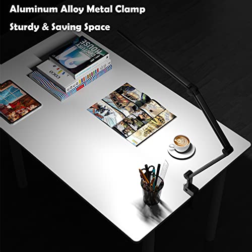 Black 18W LED Desk Lamp with Clamp A855452